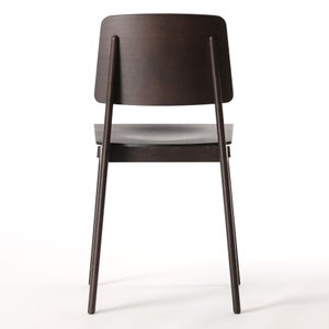 Chaise Tout Bois ダークオーク 0004